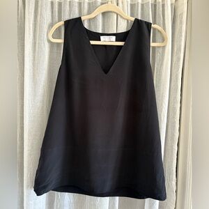 Everlane Black V-Neck Tank Top Size 10